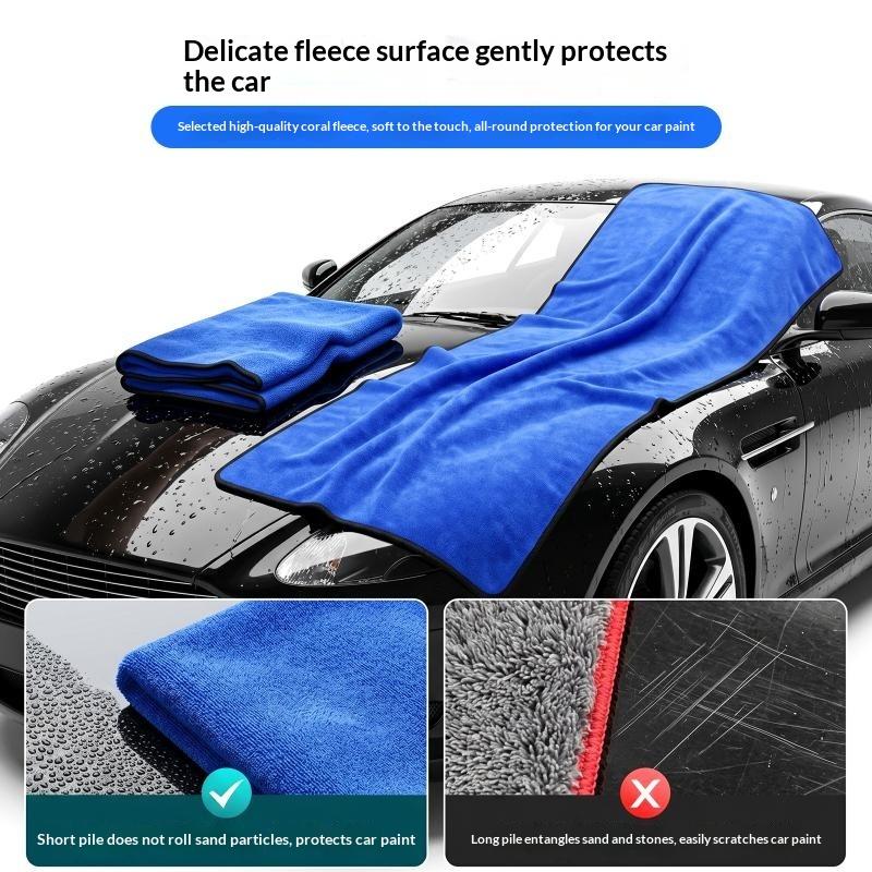 Microfiber Car Drying Towel Super Absorbent - Superchłonna ściereczka do suszenia samochodu, duża,