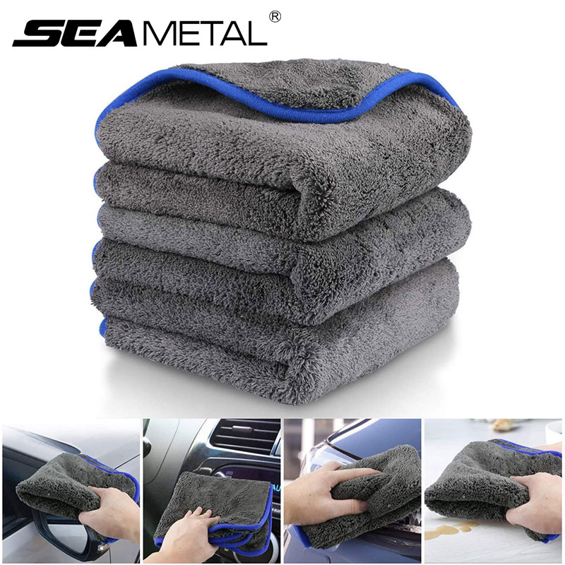 Microfiber Car Drying Towel Super Absorbent - SEAMETAL 1200GSM Ręcznik z mikrofibry do