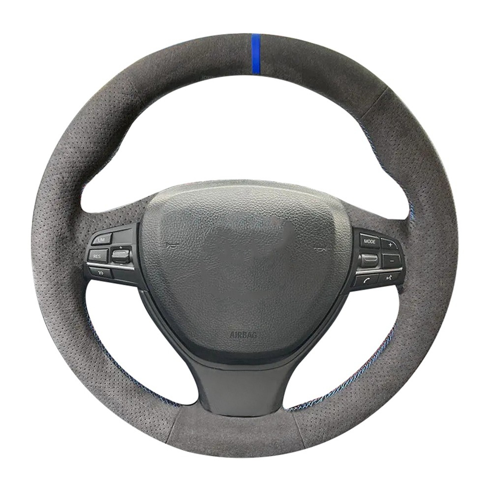 Car Steering Wheel Cover Anti Slip Breathable - Dostosowany antypoślizgowy zamszowy pokrowiec na kierownicę