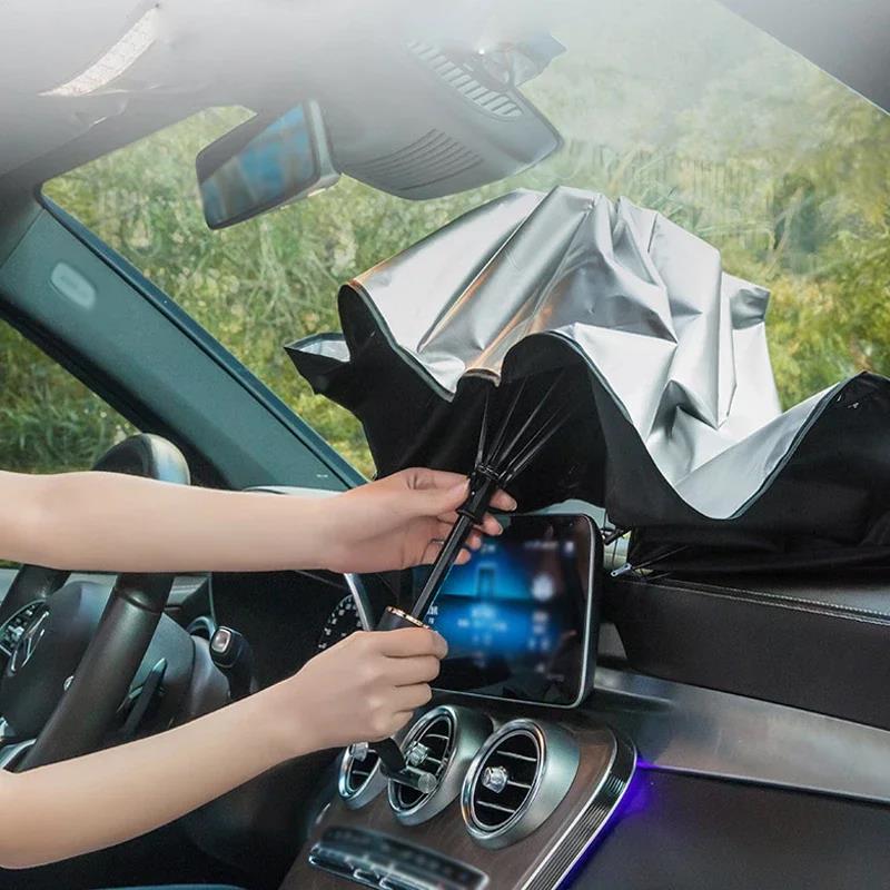Uniwersalne, praktyczne, skład – Car Sunshade Windshield Umbrella Foldable recenzja i cena