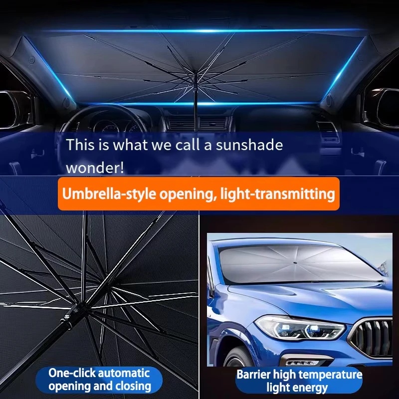 Małe prezenty do wkładania w ś – Car Sunshade Windshield Umbrella Foldable recenzja i cena