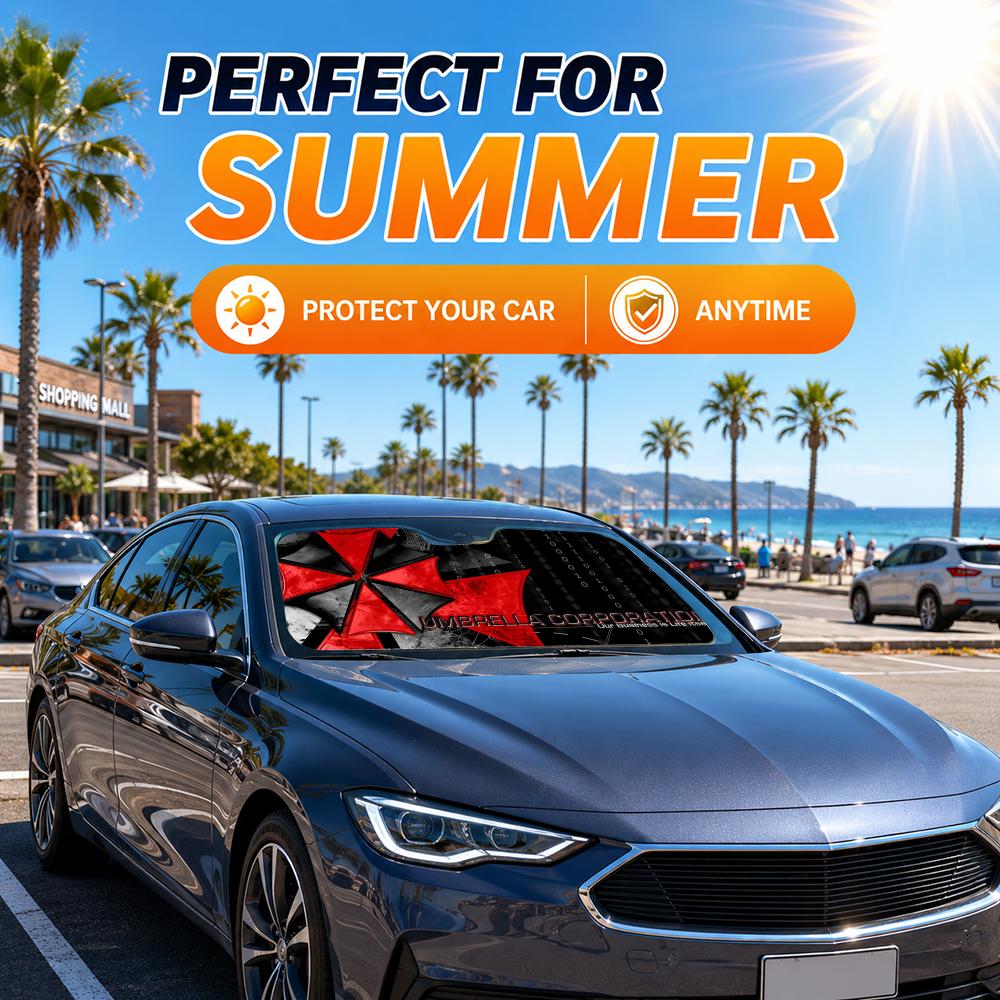Parasolka przeciwsłoneczna do  – Car Sunshade Windshield Umbrella Foldable recenzja i cena