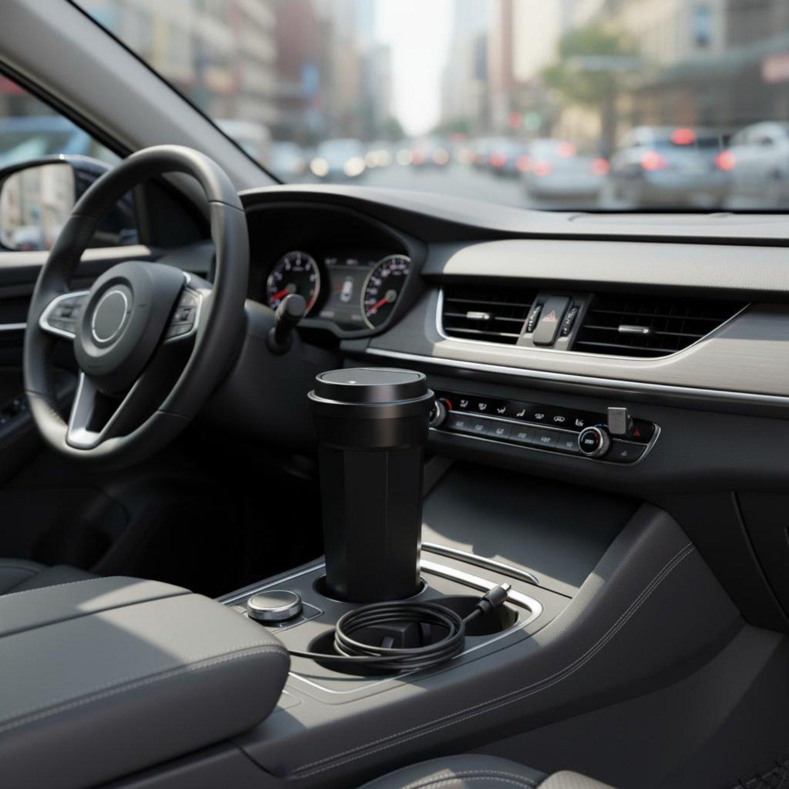 Kosz na śmieci do samochodu z  – Waterproof Car Trash Can With Lid recenzja i cena