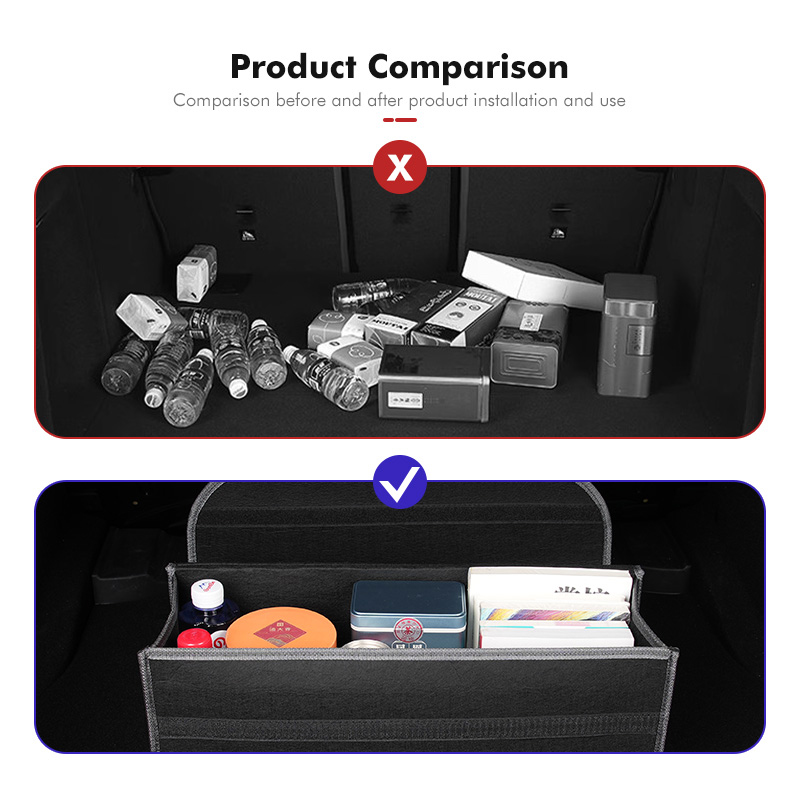Organizer do bagażnika samocho – Car Trunk Organizer Foldable Storage Box recenzja i cena